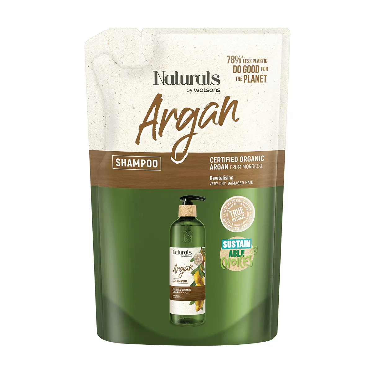 Naturals By Watsons Shampoo Argan 450 ml