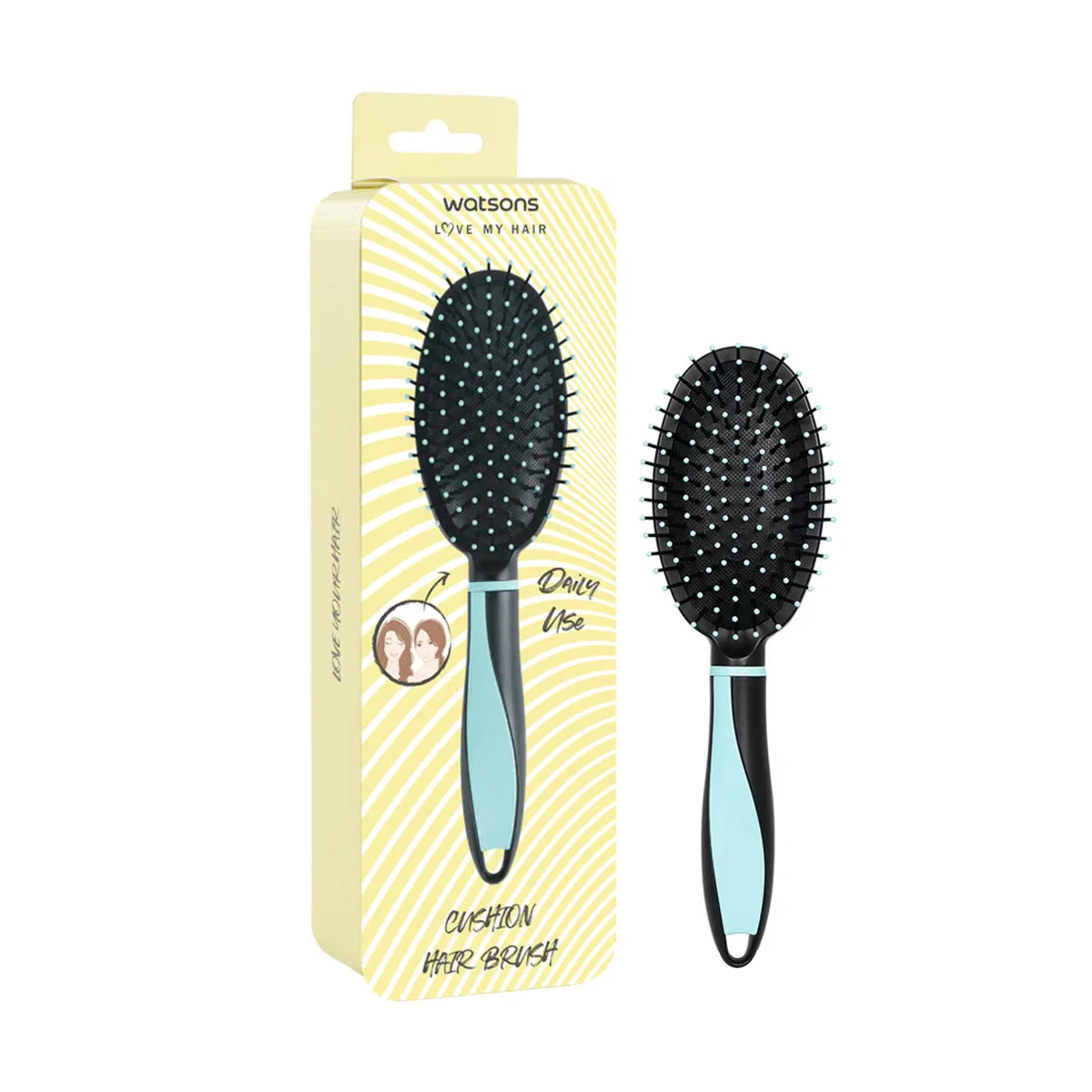 Watsons فرشاة شعر واتسونز سهلة الإمساك