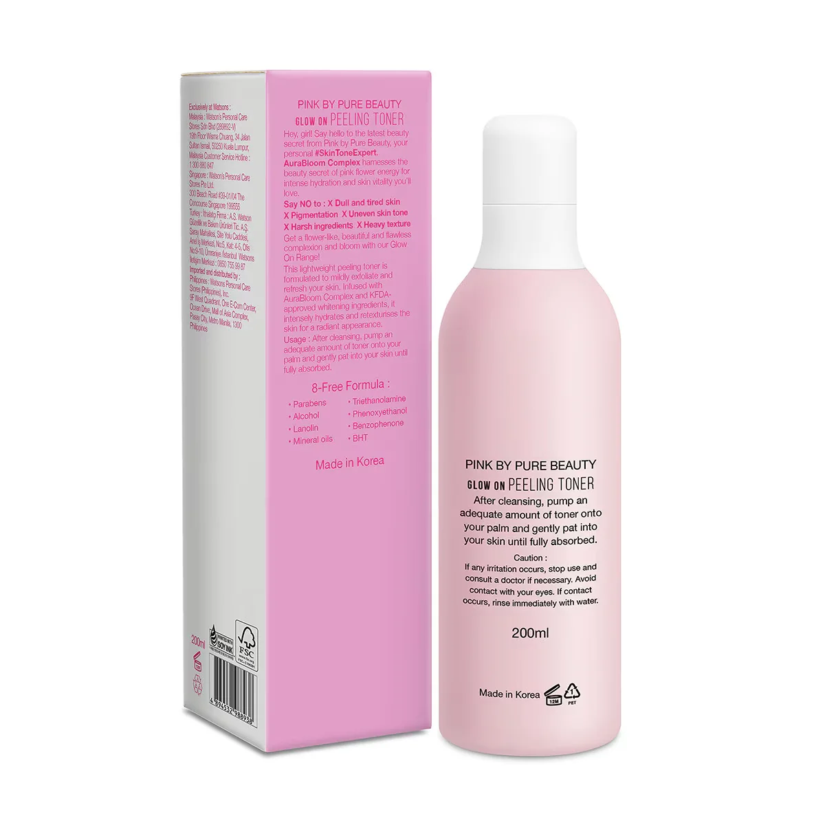 Тоник для пилинга Pure Beauty Glow On 200 мл