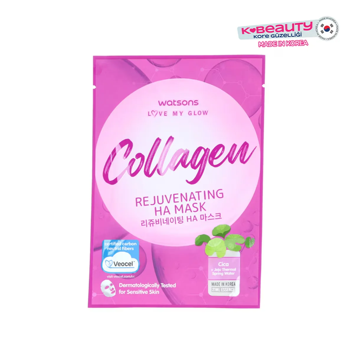 Watsons Collagen & Hyaluronic Acid Regenerating Paper Mask 1 pcs