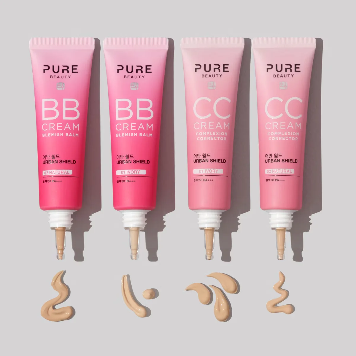 Pure Beauty BB Cream SPF50 PA+++ Natural 30ml - Leichter Glow