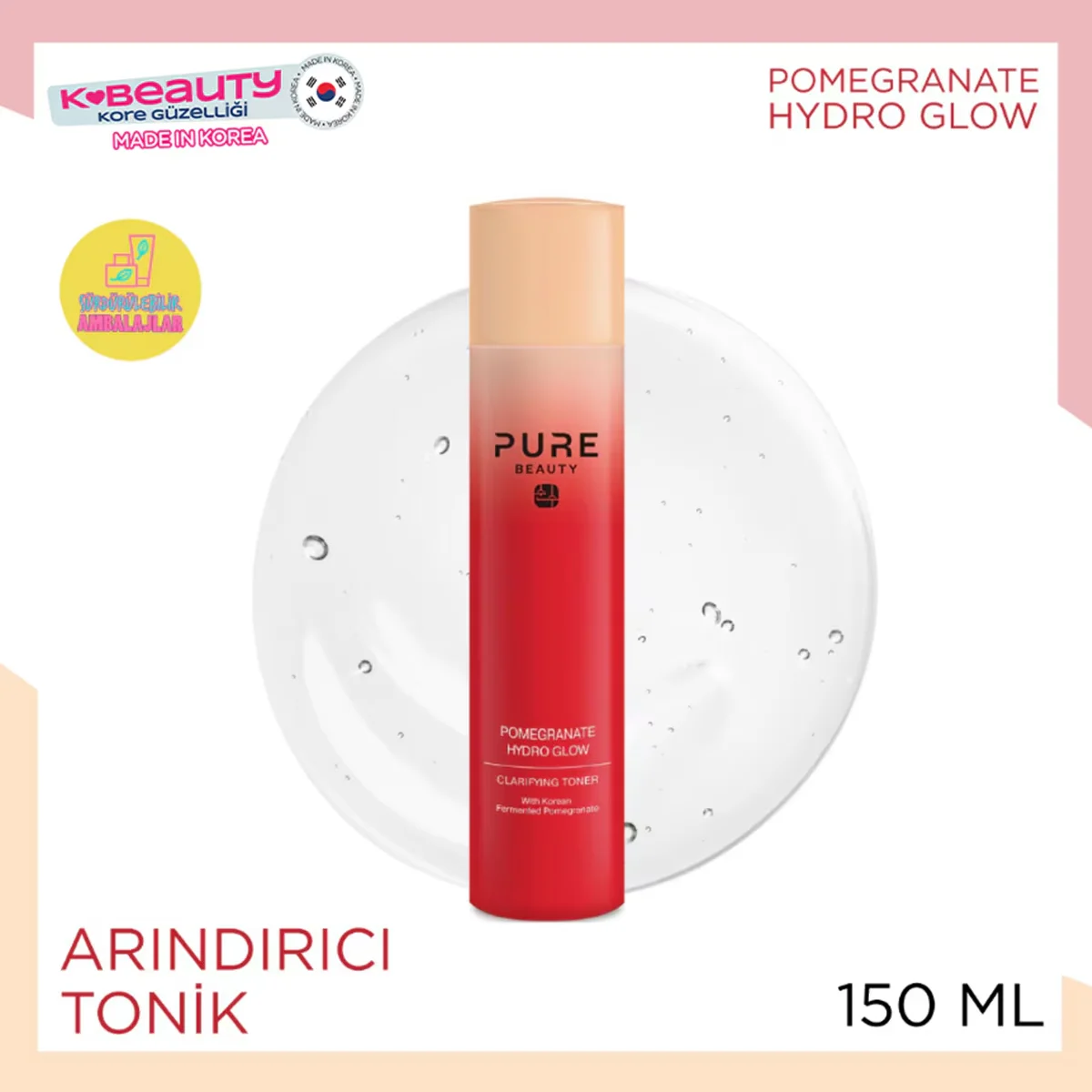 Pure Beauty Pomegranate Hydro Glow Purifying Toner 150 ml