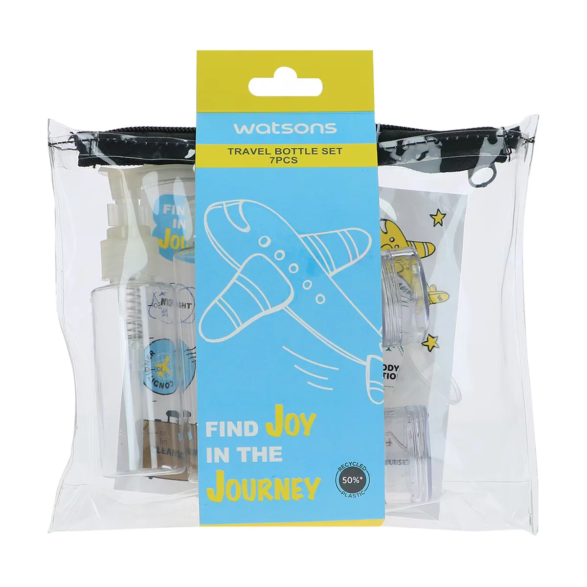 Watsons 7-teiliges Reise-Set | Umweltfreundliche &amp; Auslaufsichere Behälter