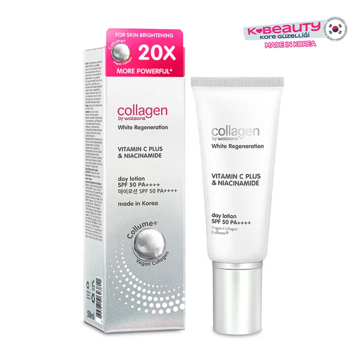 Collagen By Watsons White Regeneration Day Lotion Spf50 pa++++ 50 ml