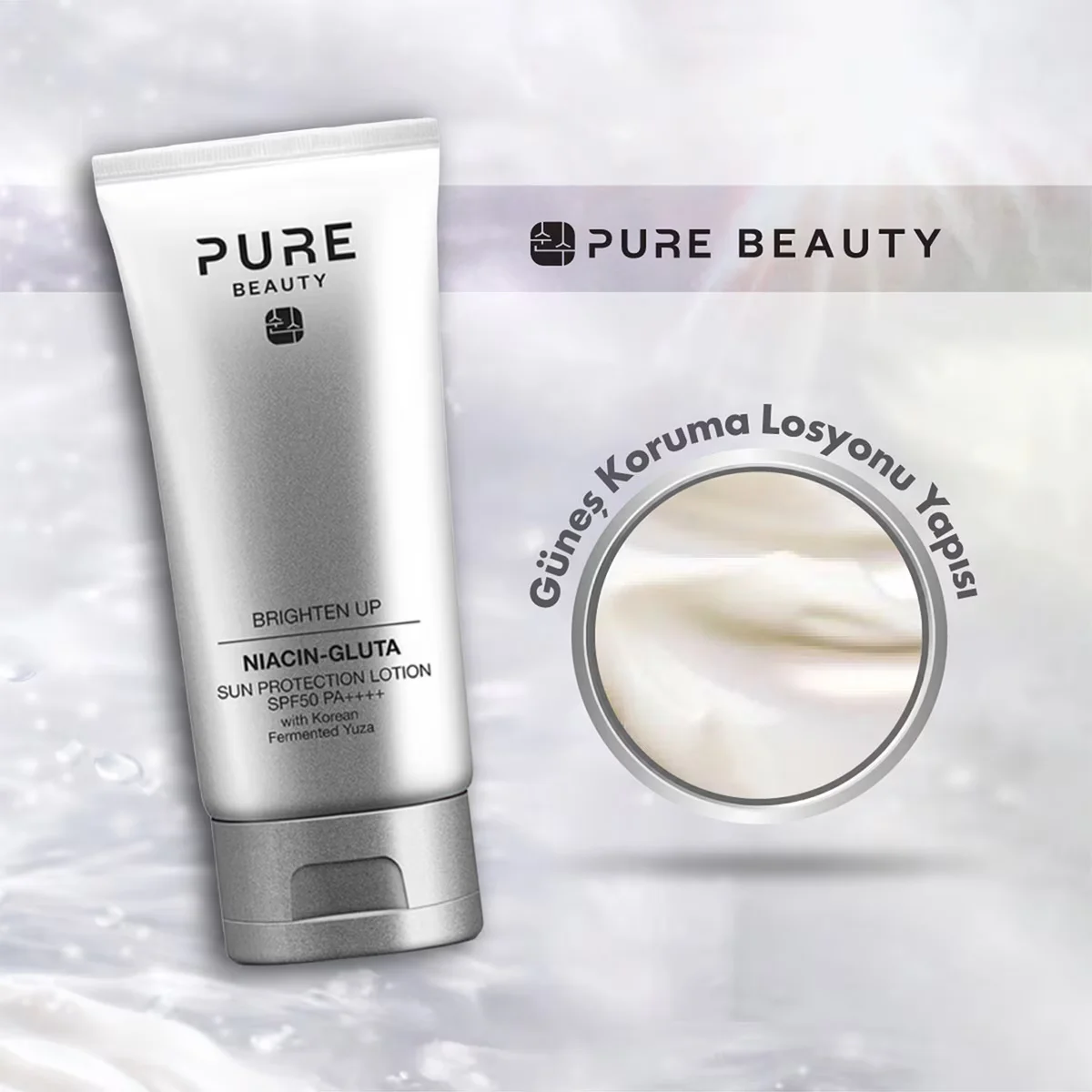 Pure Beauty Brighten Up Sun Lotion Spf50 pa 50 ml