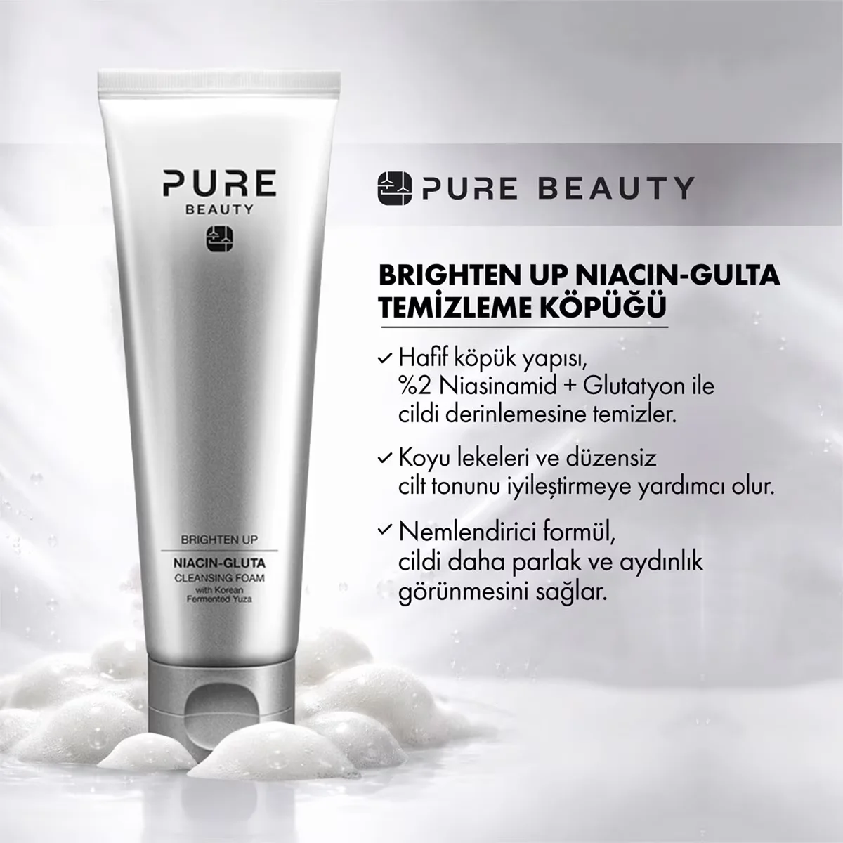 Pure Beauty Reinigungsschaum Brighten Up 125ml