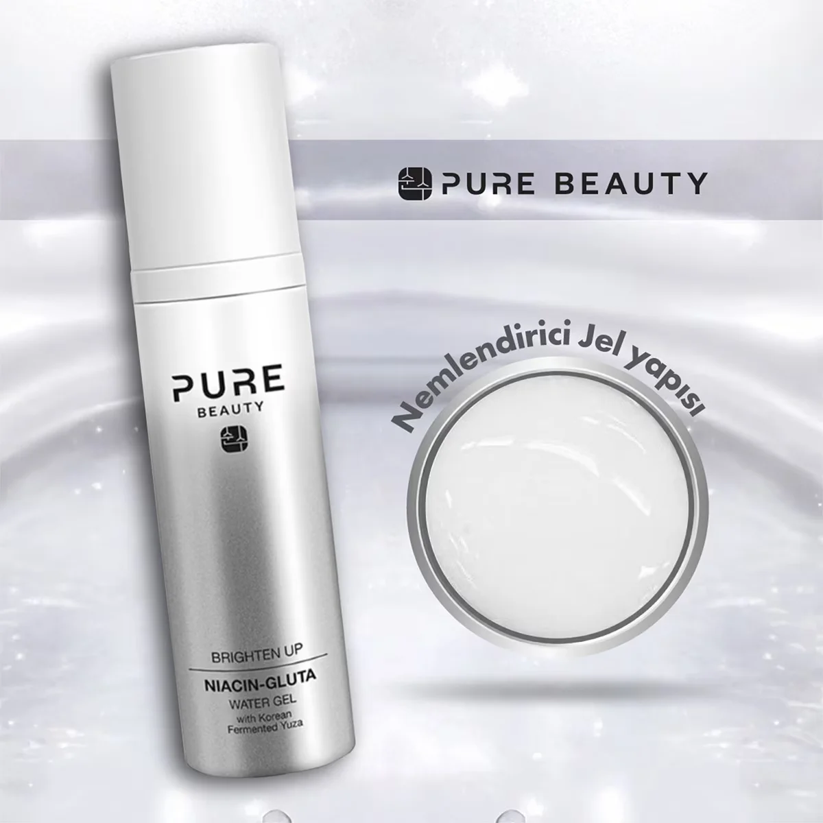 Pure Beauty جل نياسيناميد-غلوتواتر لتفتيح البشرة من بيور بيوتي ٥٠ مل