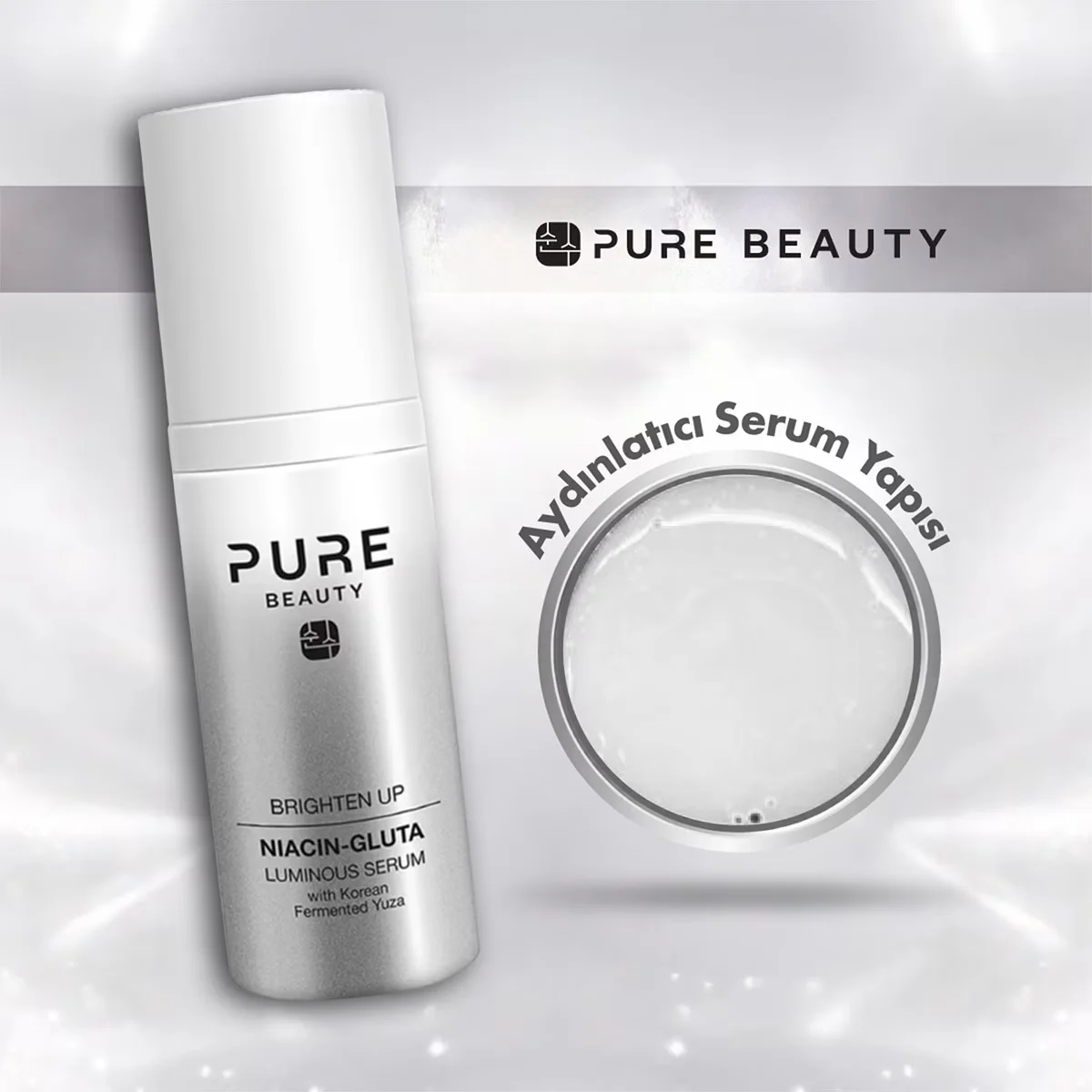 Pure Beauty Brighten Up Niacinamide-glutathione Luminous Serum 30 ml