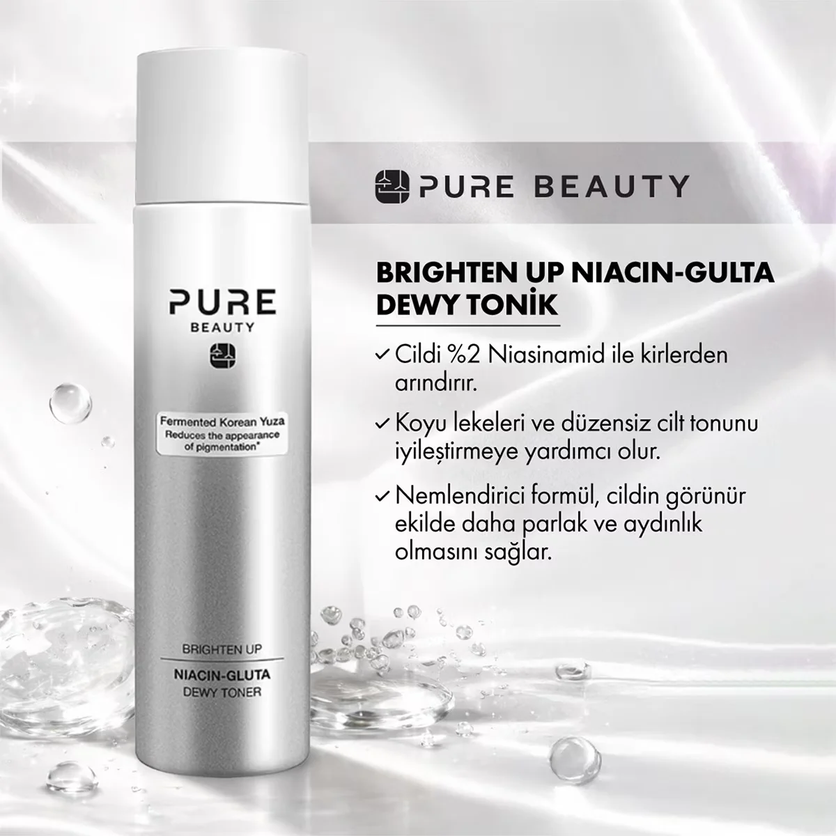 Pure Beauty Brighten Up Dewy Tonic 140ml