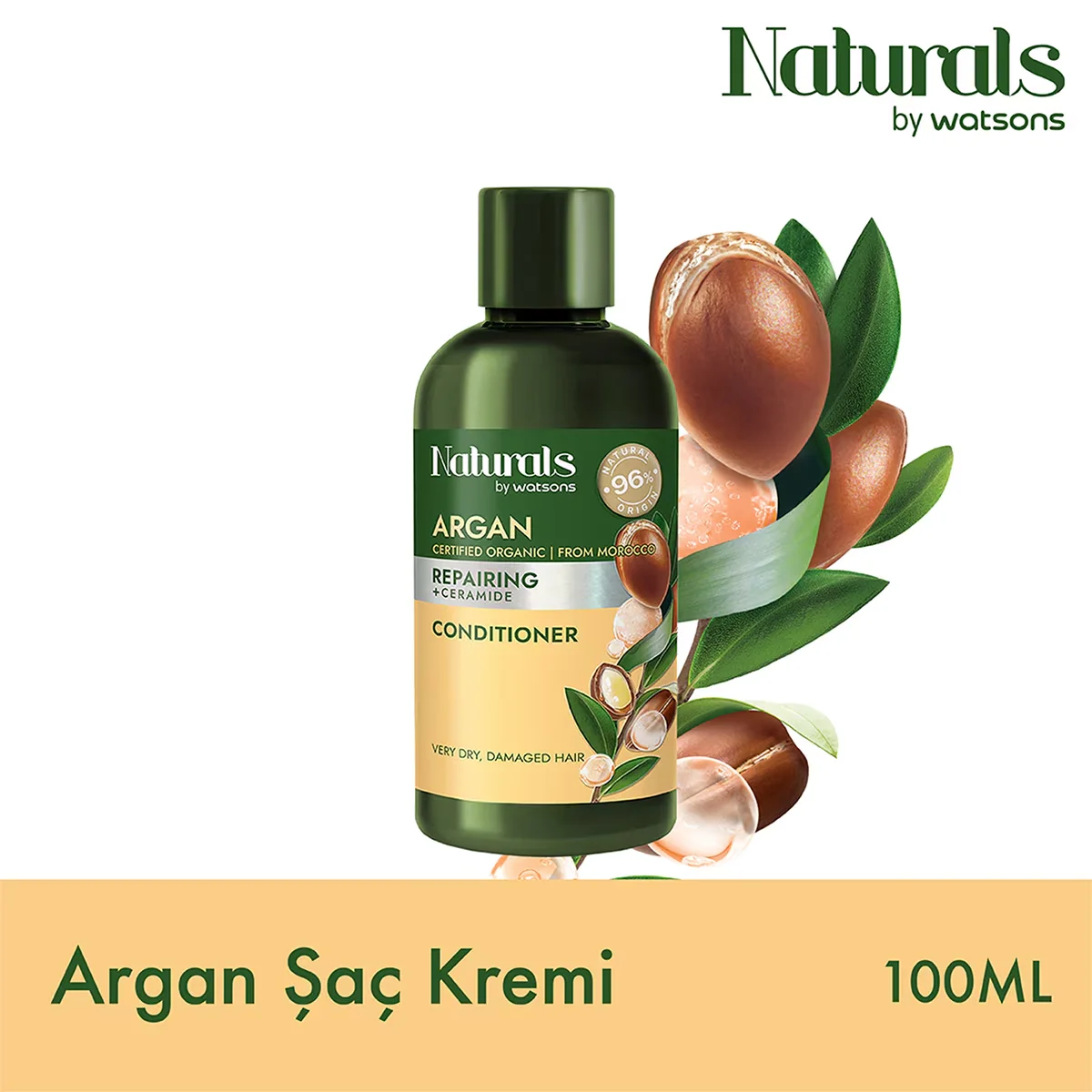 Naturals By Watsons Argan Oil Conditioner 100ml for Soft Hair