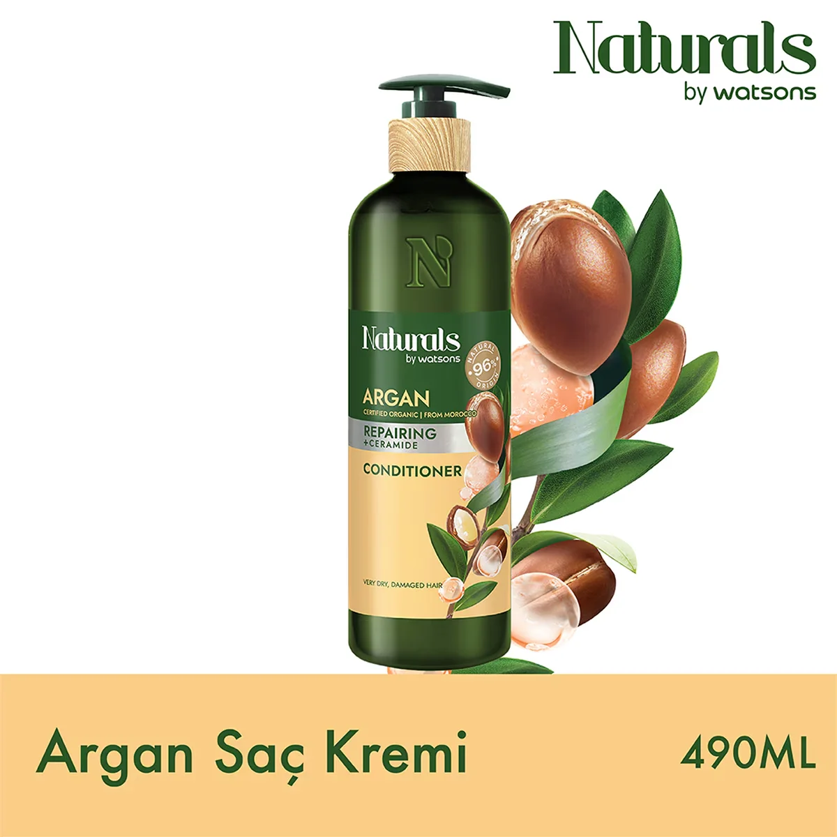Naturals By Watsons Argan Conditioner 490 ml