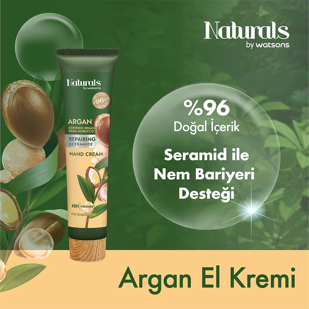 Watsons كريم اليدين بالأرغان من ناتشورالز باي واتسونز، 30 مل