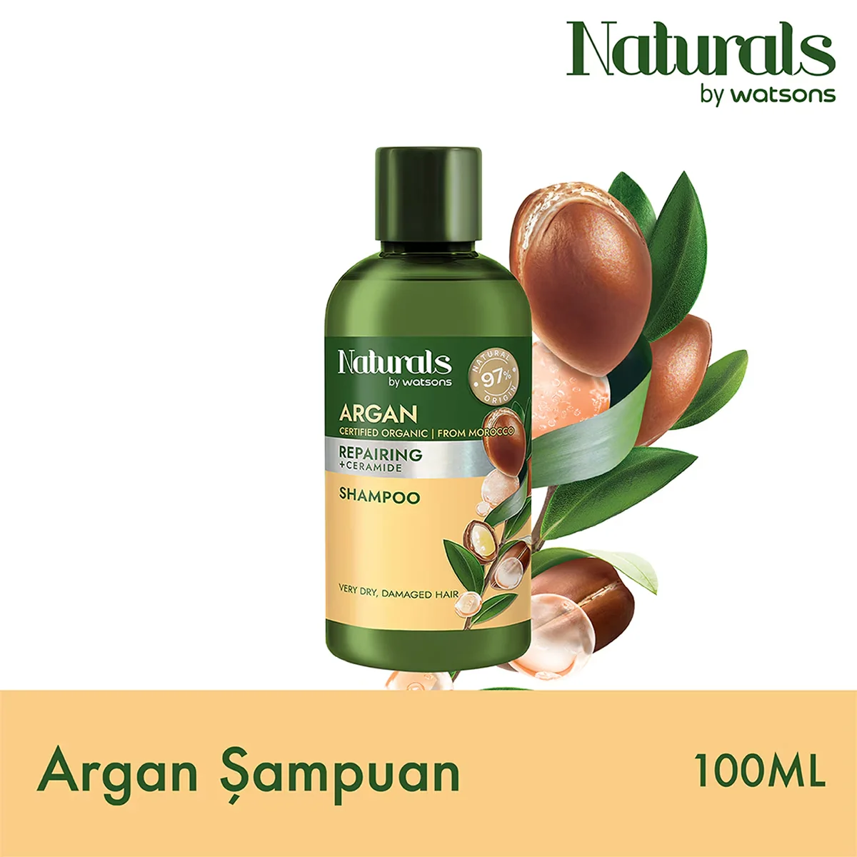 Naturals By Watsons Argan Shampoo 100 ml