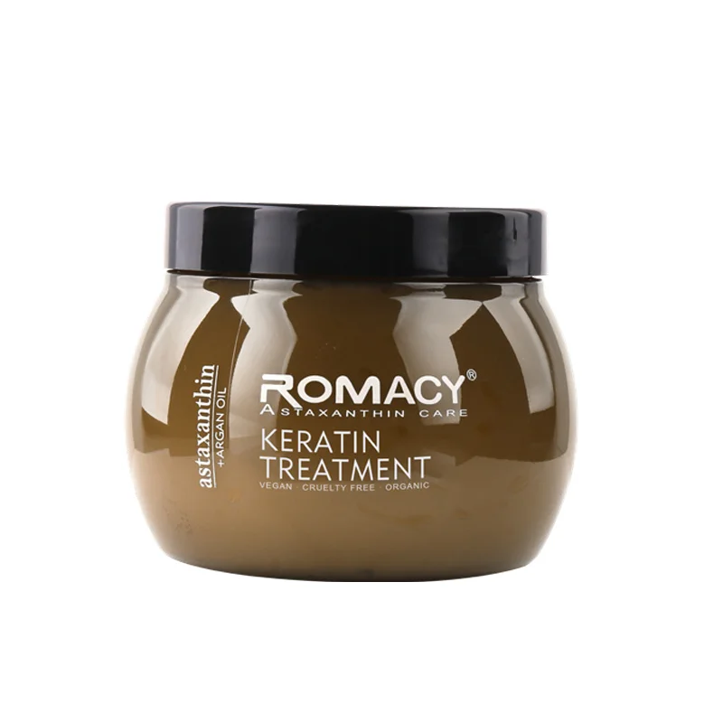 Keratin Treatment Mask with Argan Oil Enhanced with Astaxanthin from Romasi – 500 ml