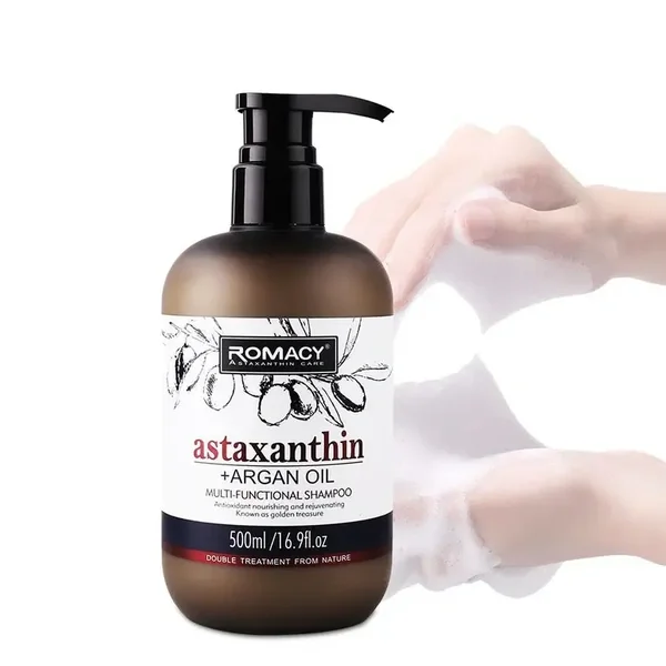 Rhomasi Shampoo with Argan Oil and Astaxanthin – 500 ml