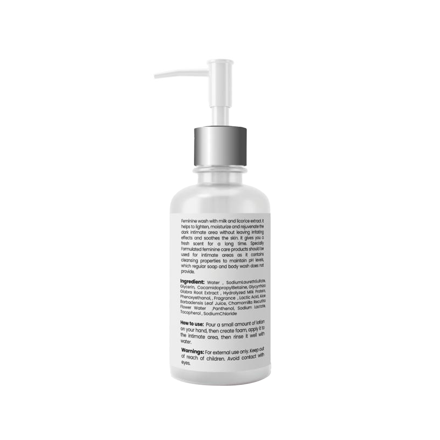 Celia Women's Intimate Wash with Milk and Licorice Extract, 180g