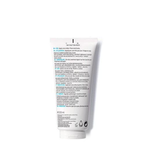 La Roche Posay Lipikar Baume Moisturizing Balsam Ap+m Dry Skin Care Cream 200 ml