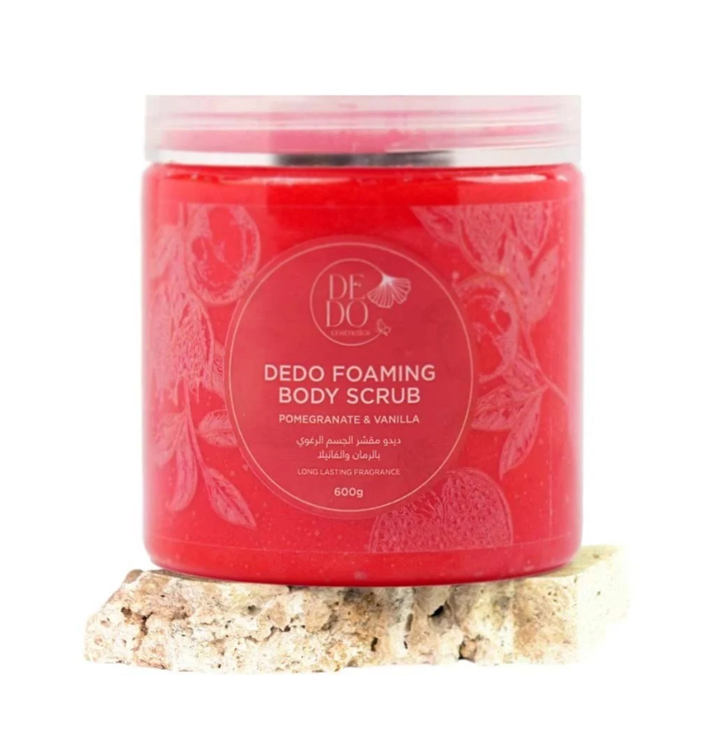 Dido Foaming Sugar Scrub with Pomegranate and Vanilla 600g
