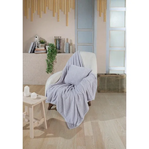 Wondel Tv Blanket Gray 130 x 170 cm