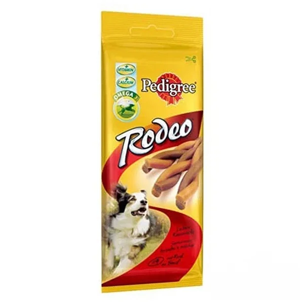 Pedigree Rodeo Beef Dog Treats 4 pcs