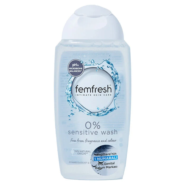 Femfresh جل غسيل المنطقة التناسلية الخارجية الحساسة من فيم فريش 250 مل