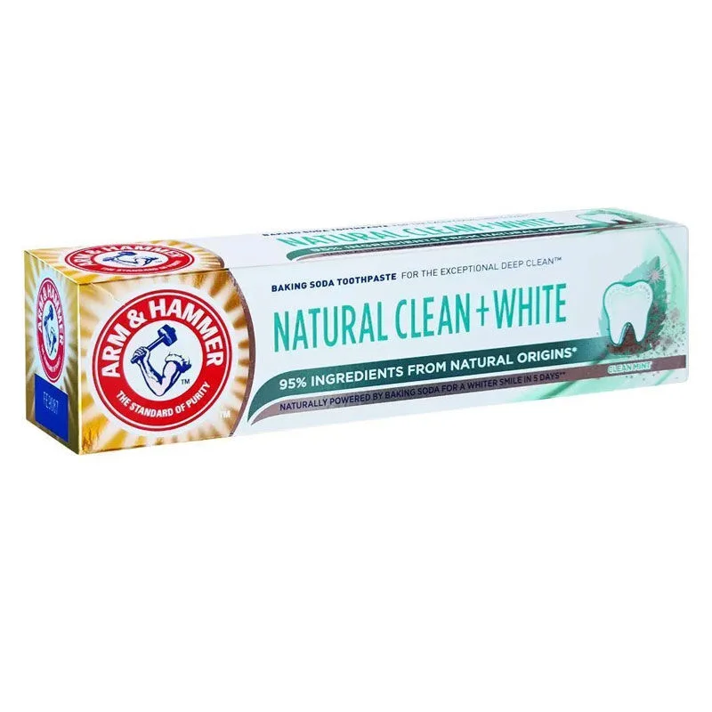 Arm and Hammer Natural Clean Whitening Toothpaste 75 ml