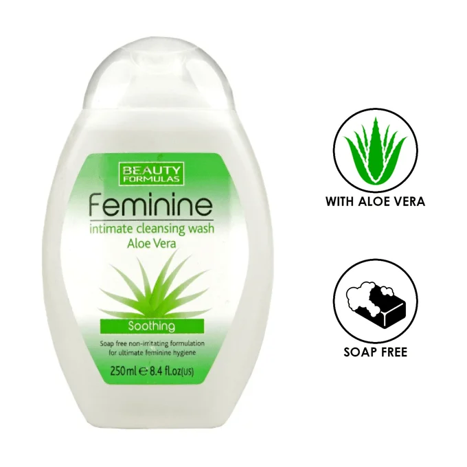 Очищающий гель для интимной гигиены с алоэ вера от Beauty Formulas