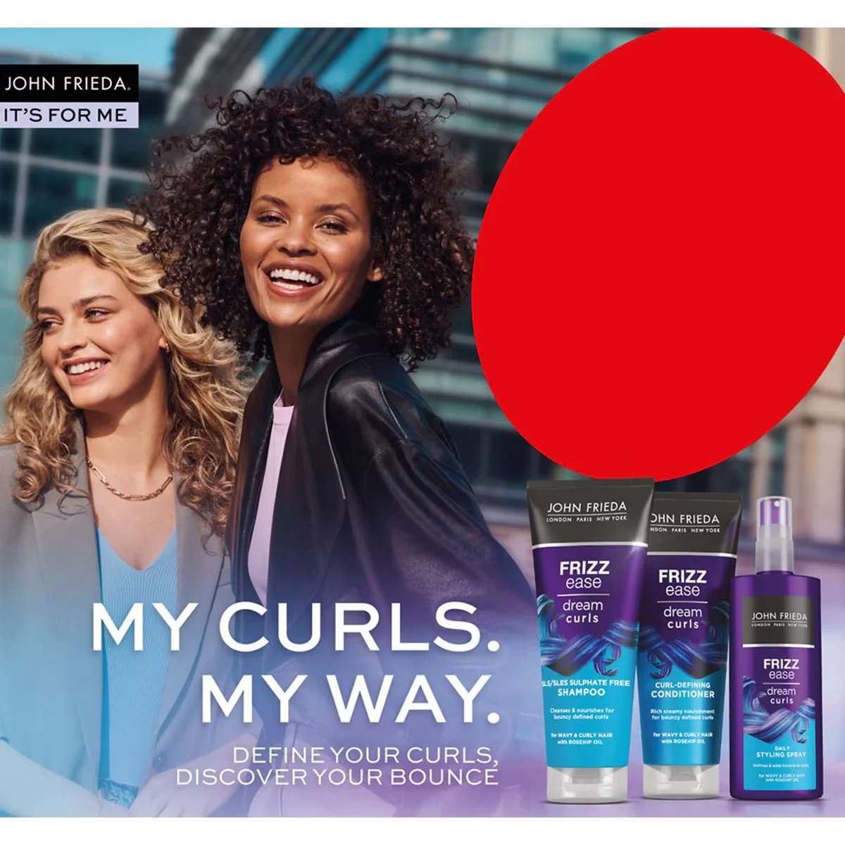 John Frieda Frizz Ease Dream Curls Curl Defining Conditioner 250 ml