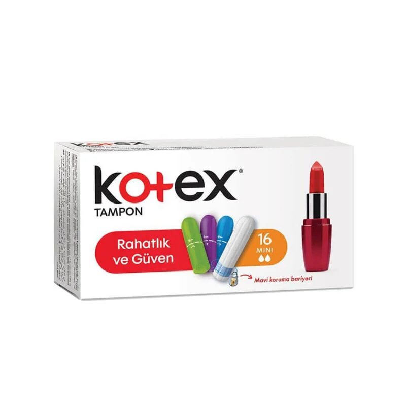 Kotex Mini Tampons 16 Pack - Diskrete Menstruationsschutz