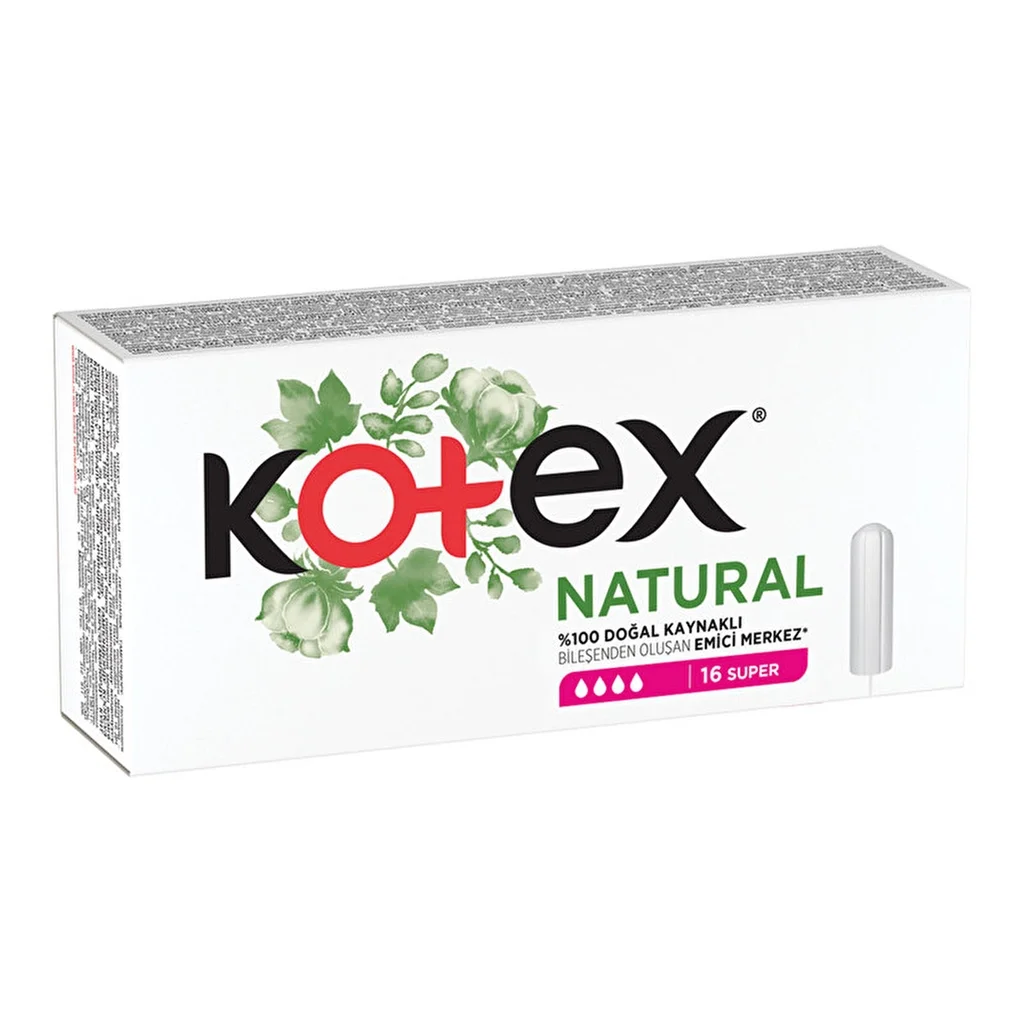 Kotex Tampons 16 Stück - Bio, Komfortpassform, Auslaufschutz