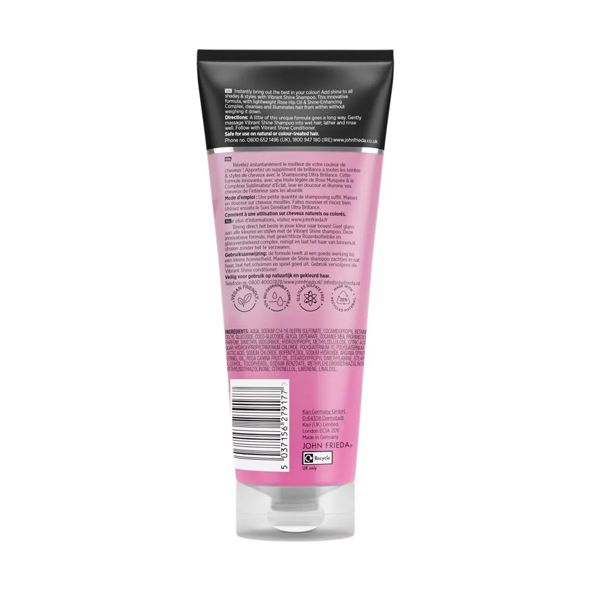 John Frieda Vibrant Shine Shampoo 250 ml