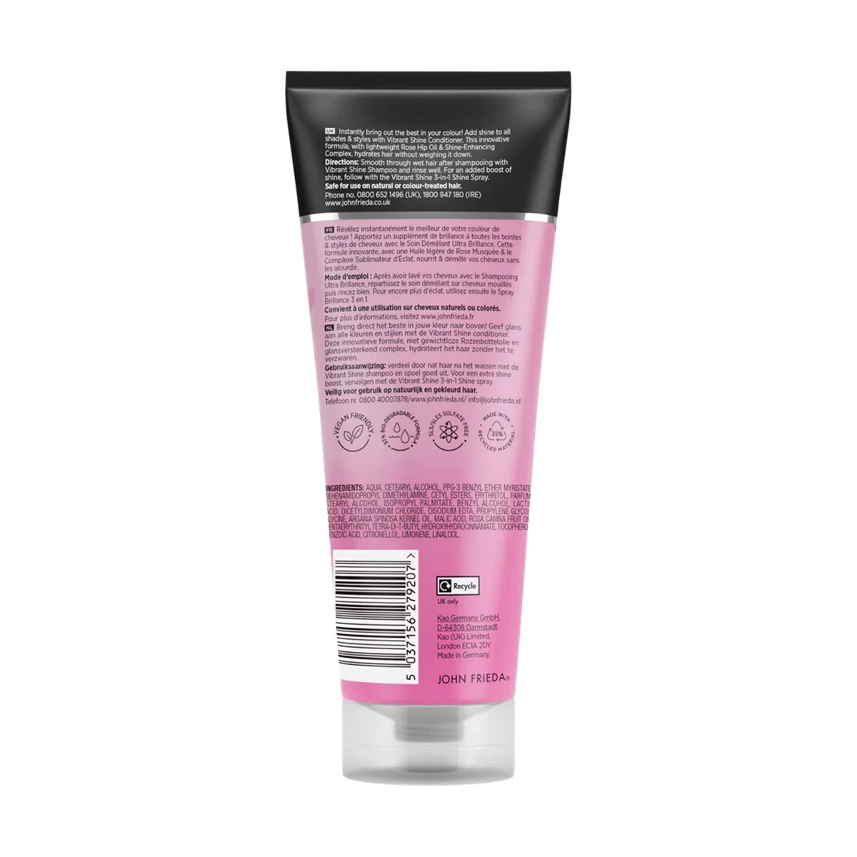 John Frieda Vibrant Shine Conditioner 250 ml