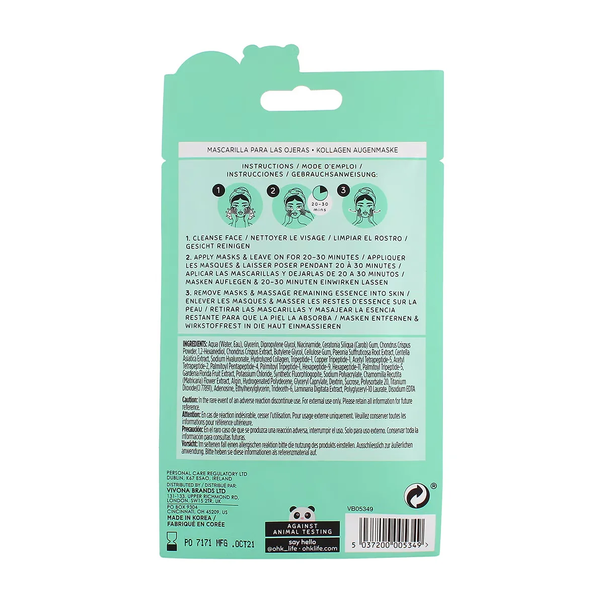 Oh K! Collagen Under Eye Mask 2 pcs
