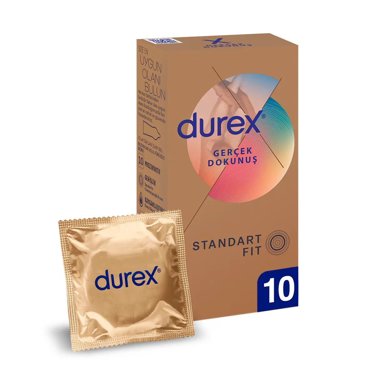 Durex Real Touch 10-Pack Condoms - Ultra Thin & Sensitive Feel