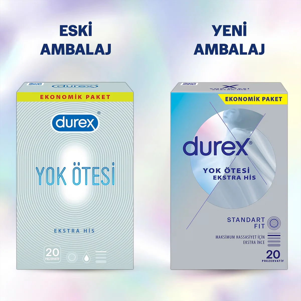 Durex واقي ذكري ديوركس إكسترا سينسيشن، 20 قطعة