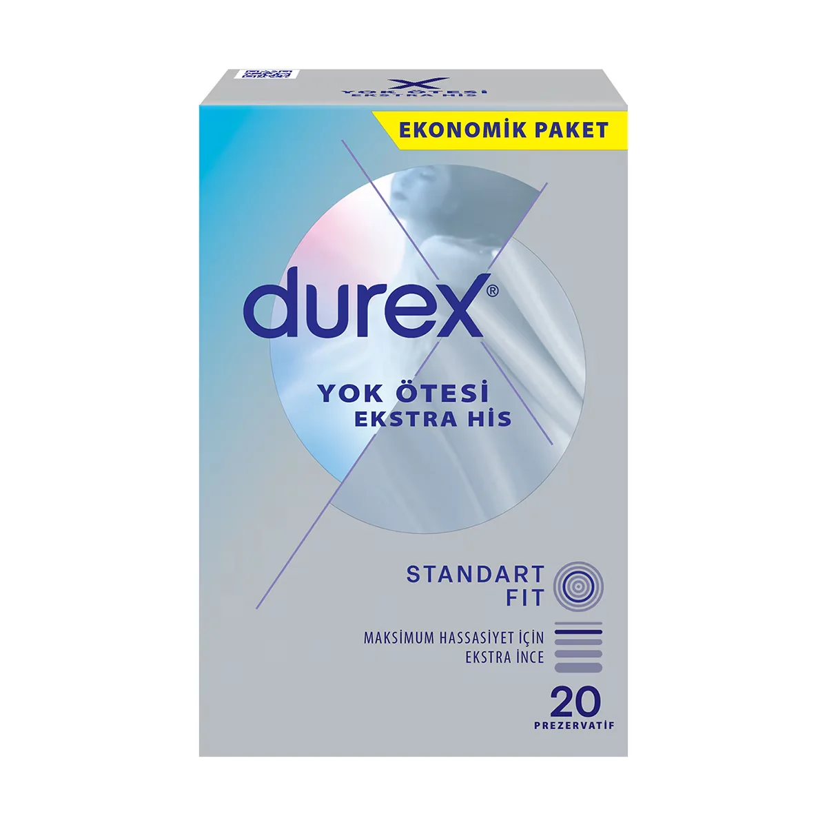 Durex واقي ذكري ديوركس إكسترا سينسيشن، 20 قطعة