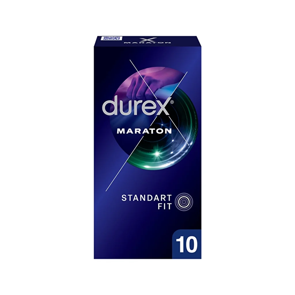 Durex Marathon Kondome - 10er Pack, Ultra-Dünn & Langanhaltend