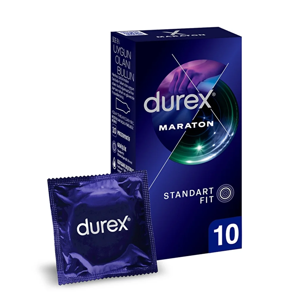 Durex Marathon Kondome - 10er Pack, Ultra-Dünn &amp; Langanhaltend
