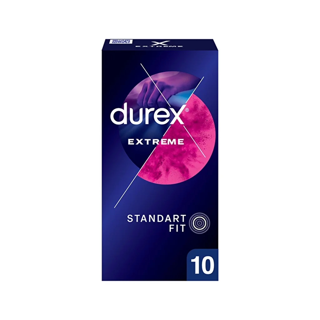 Durex Extreme 10 Ultra-Dünne Kondome - Maximum Pleasure Pack