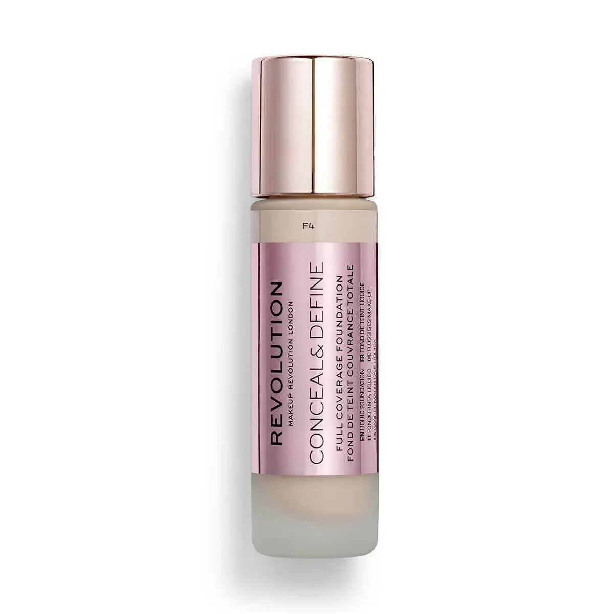 Revolution Conceal & Define Foundation F4
