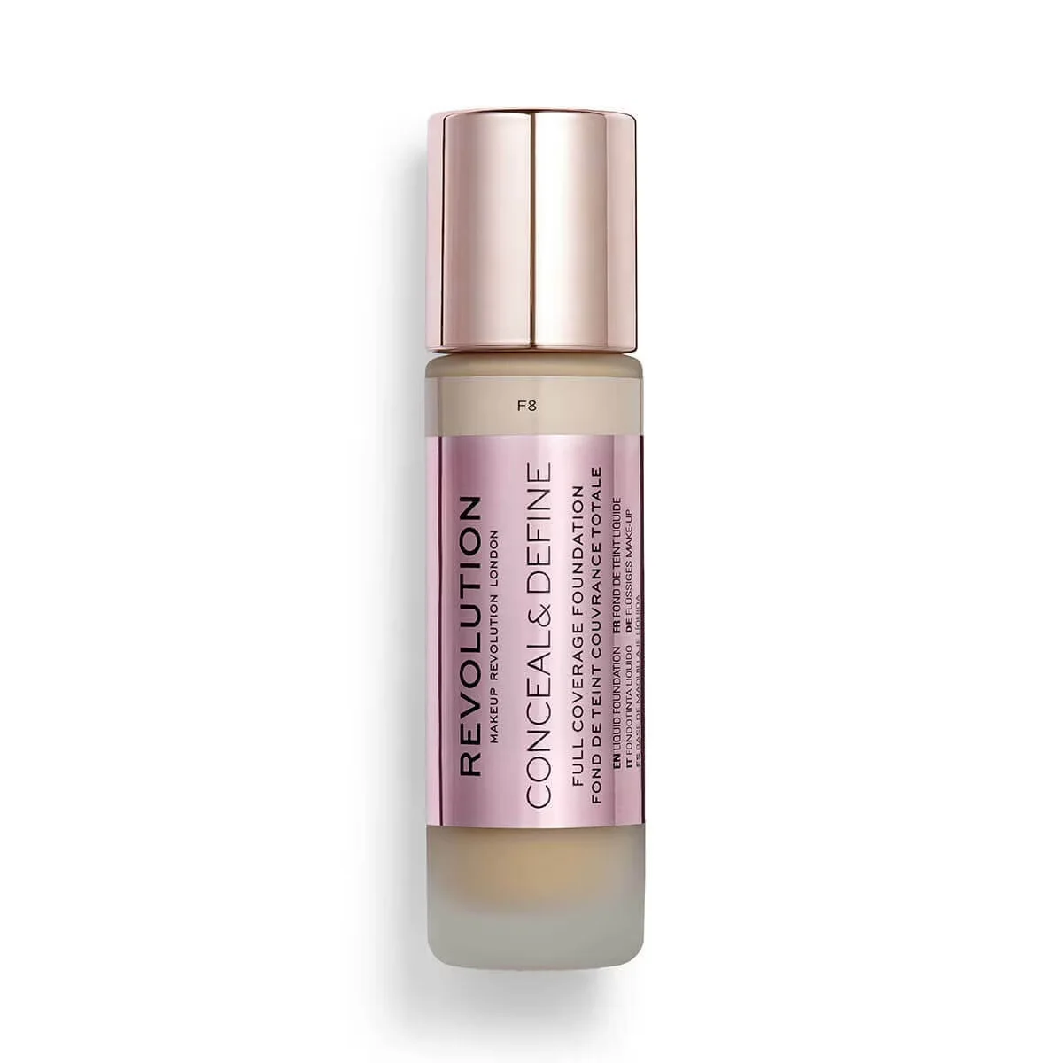Revolution Conceal & Define Foundation F8