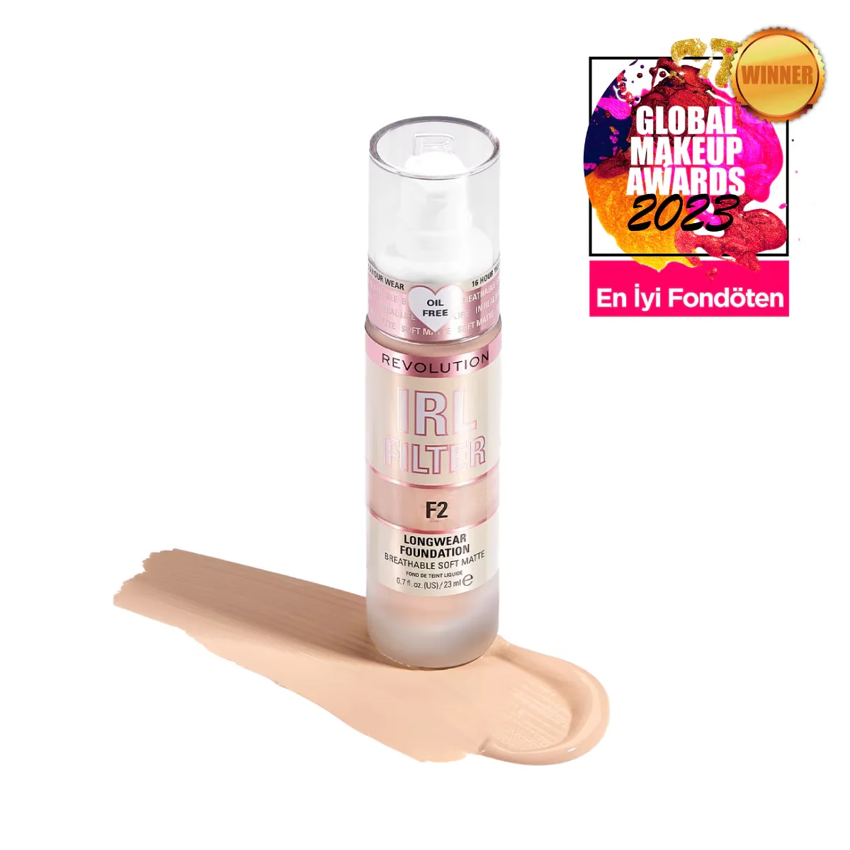Revolution IRL Filter Foundation F2 - Pink Tone
