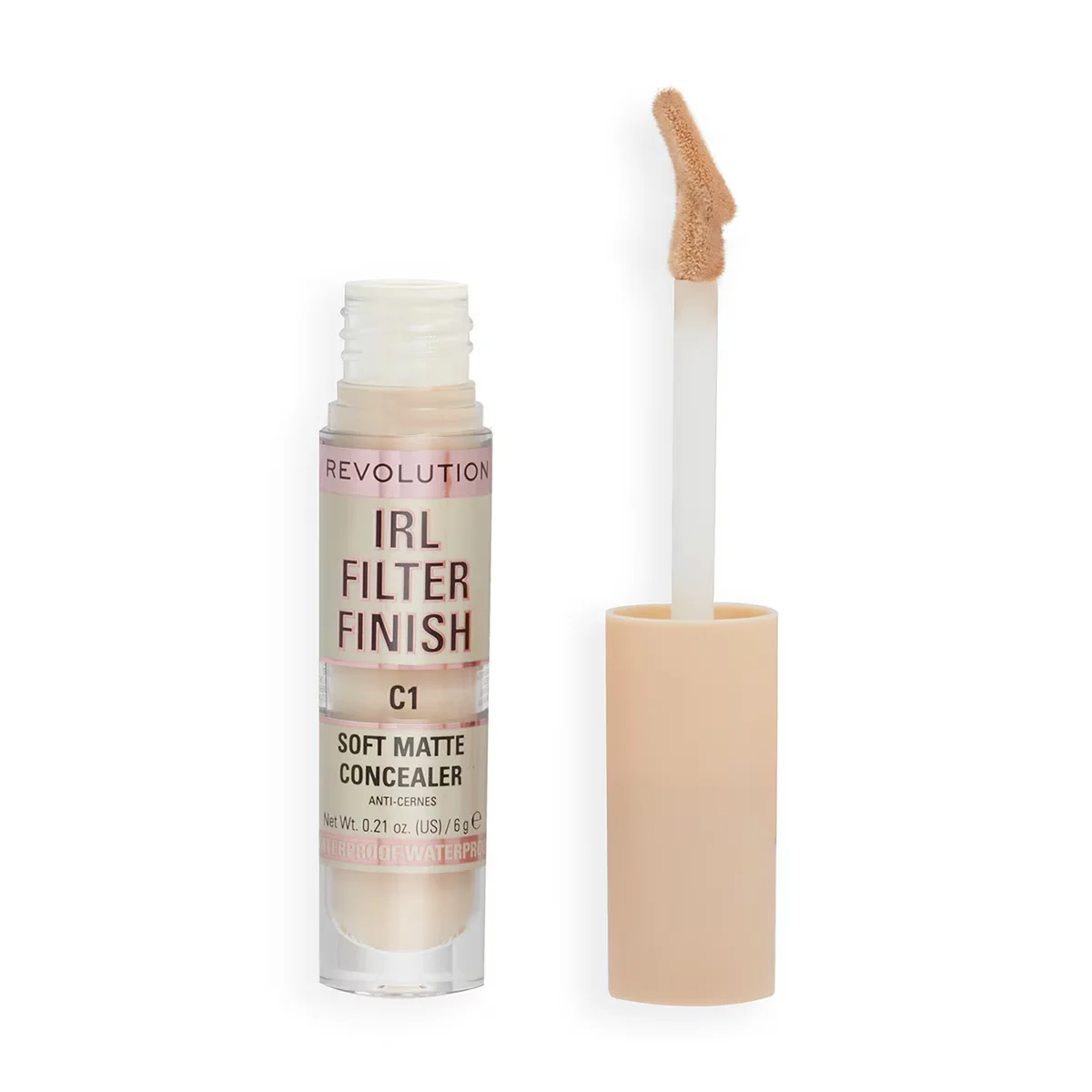 Revolution IRL Filter Finish Concealer C1 - Hohe Deckkraft &amp; Atmungsaktiv
