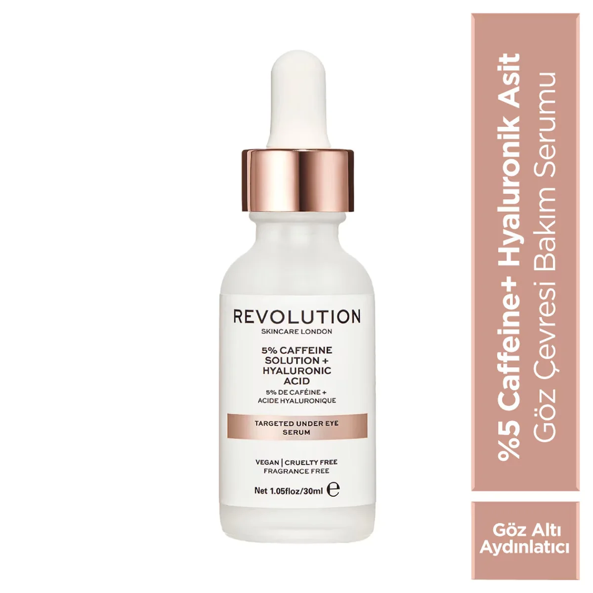 Revolution Skincare Koffein Augenserum mit Hyaluronsäure 30ml