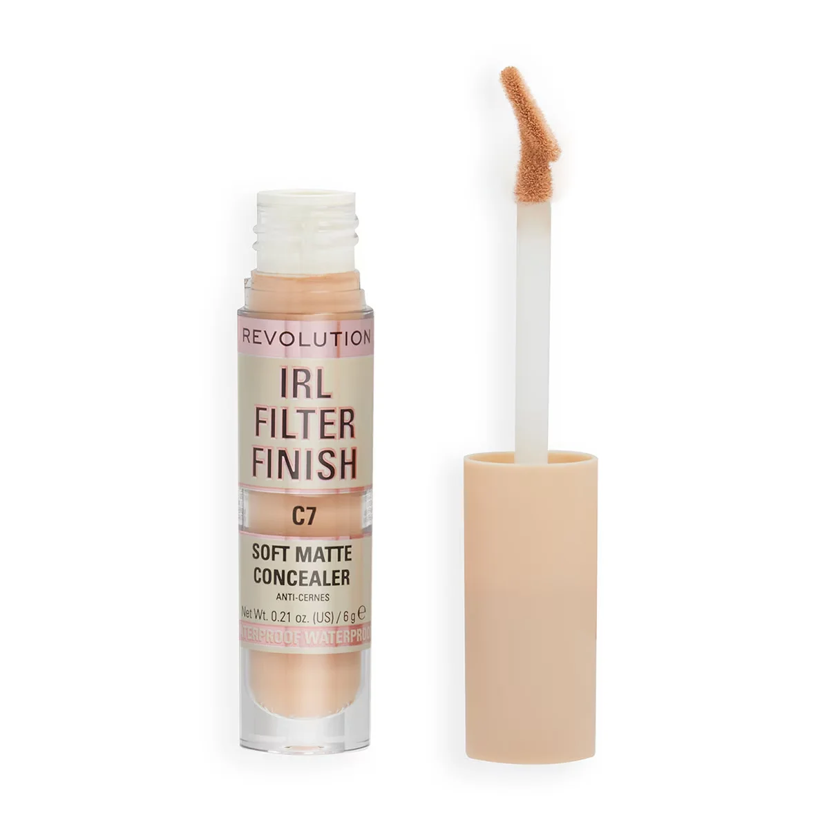 Revolution IRL Filter Finish Concealer C7 für mittlere Haut