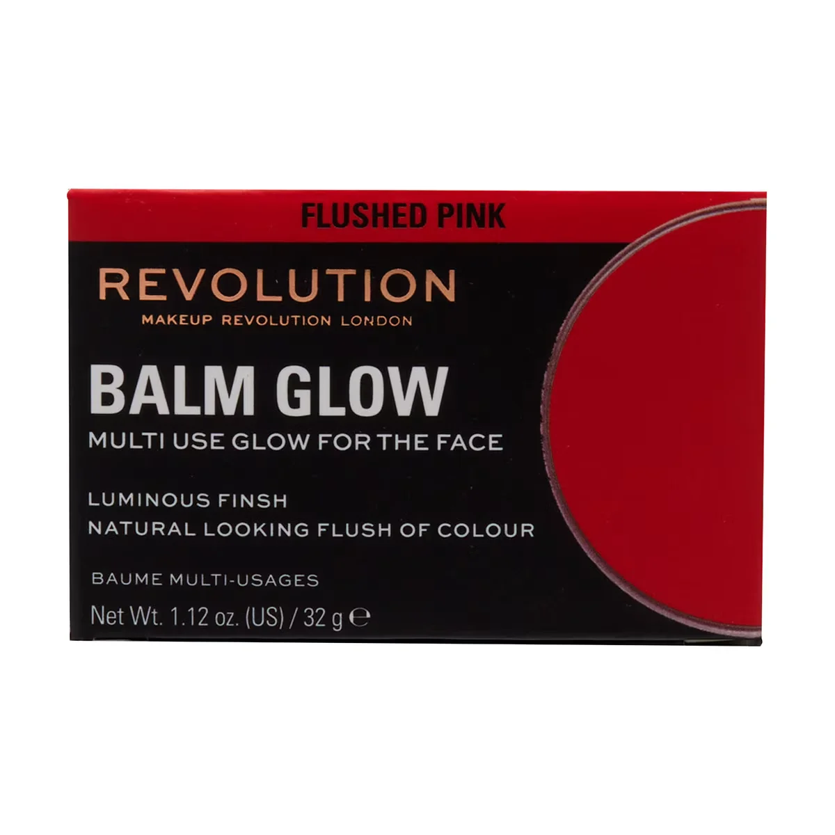 Бальзам для губ Revolution Glow Flushed Pink