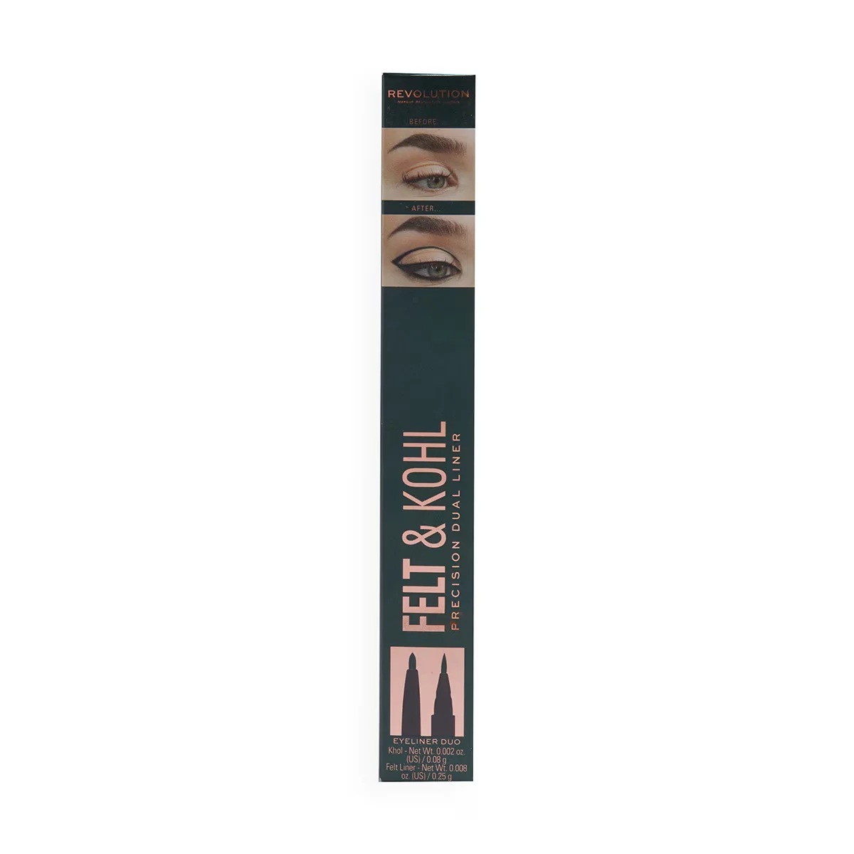 Revolution Grüner Filz &amp; Kohl Eyeliner