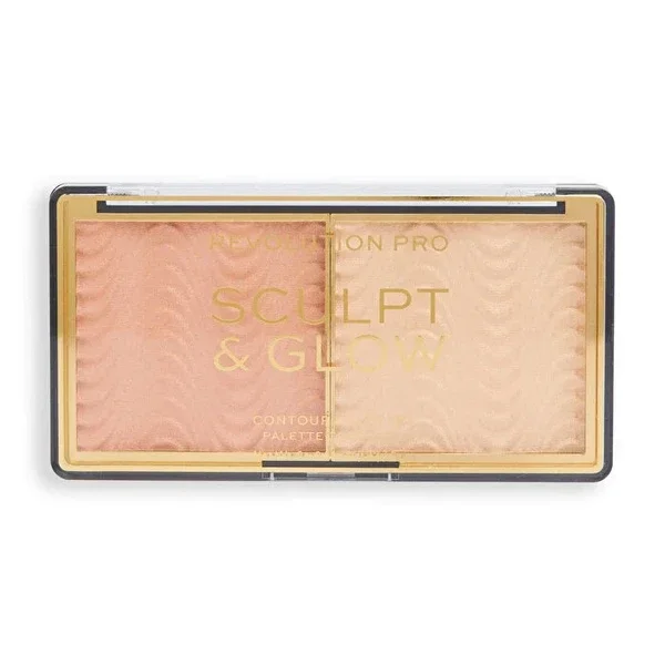 Revolution Pro Highlighter Sculpt & Glow Palette Light Medium 8 gr