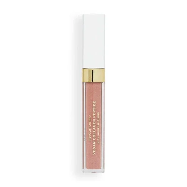 Revolution Pro Vegan Collagen Peptide High Shine Lip Gloss Cashmere 1 pcs