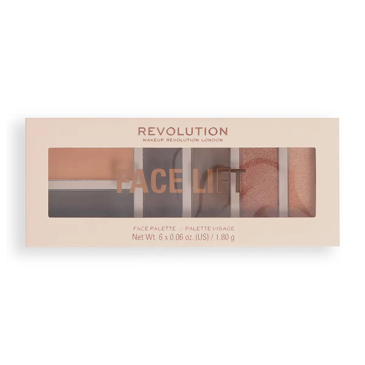 Revolution Gesichts-Lift Palette - Tan bis Deep Kontur &amp; Highlight